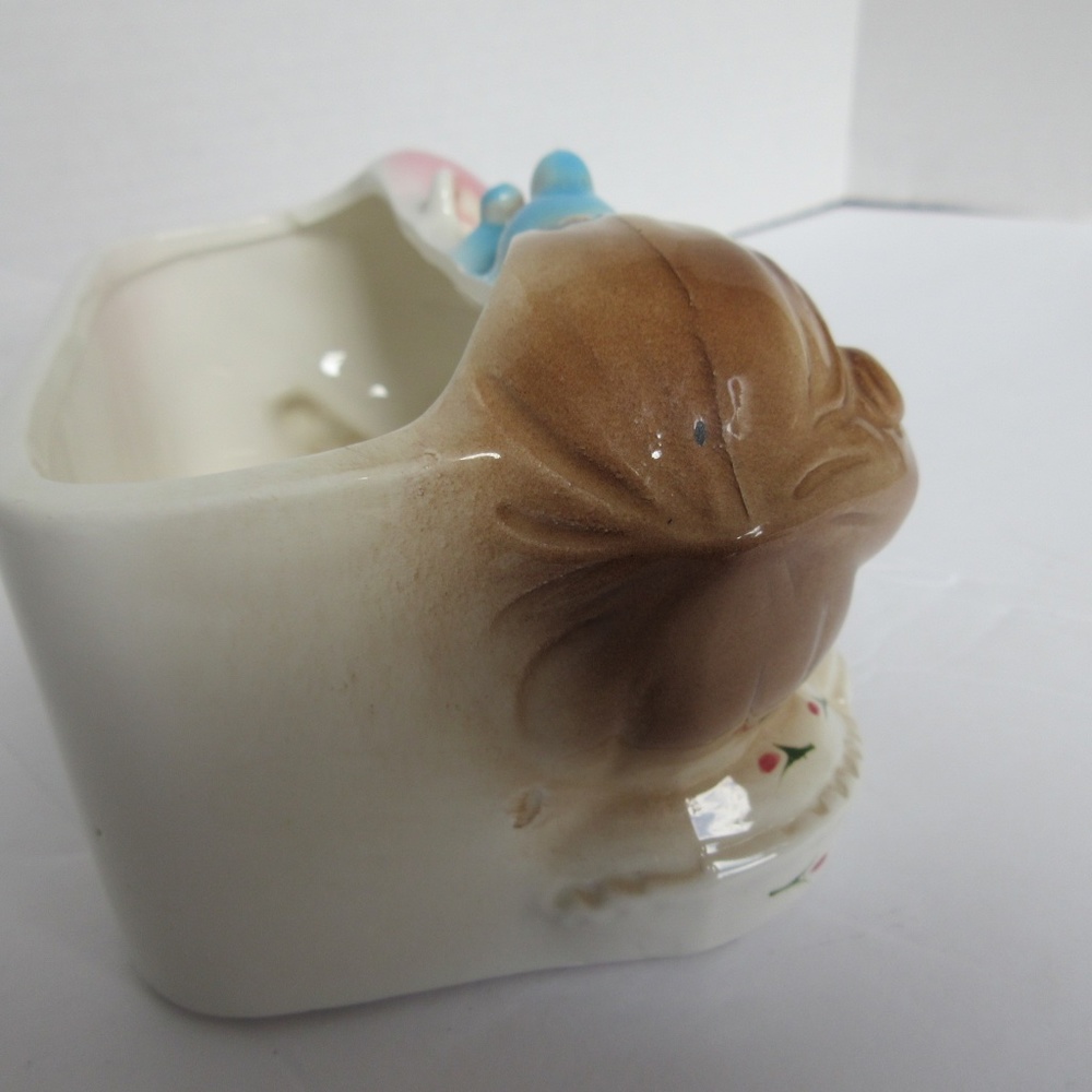 Vtg Ceramic Planter Ruben #679 Sleeping Baby - Picture 5 of 8